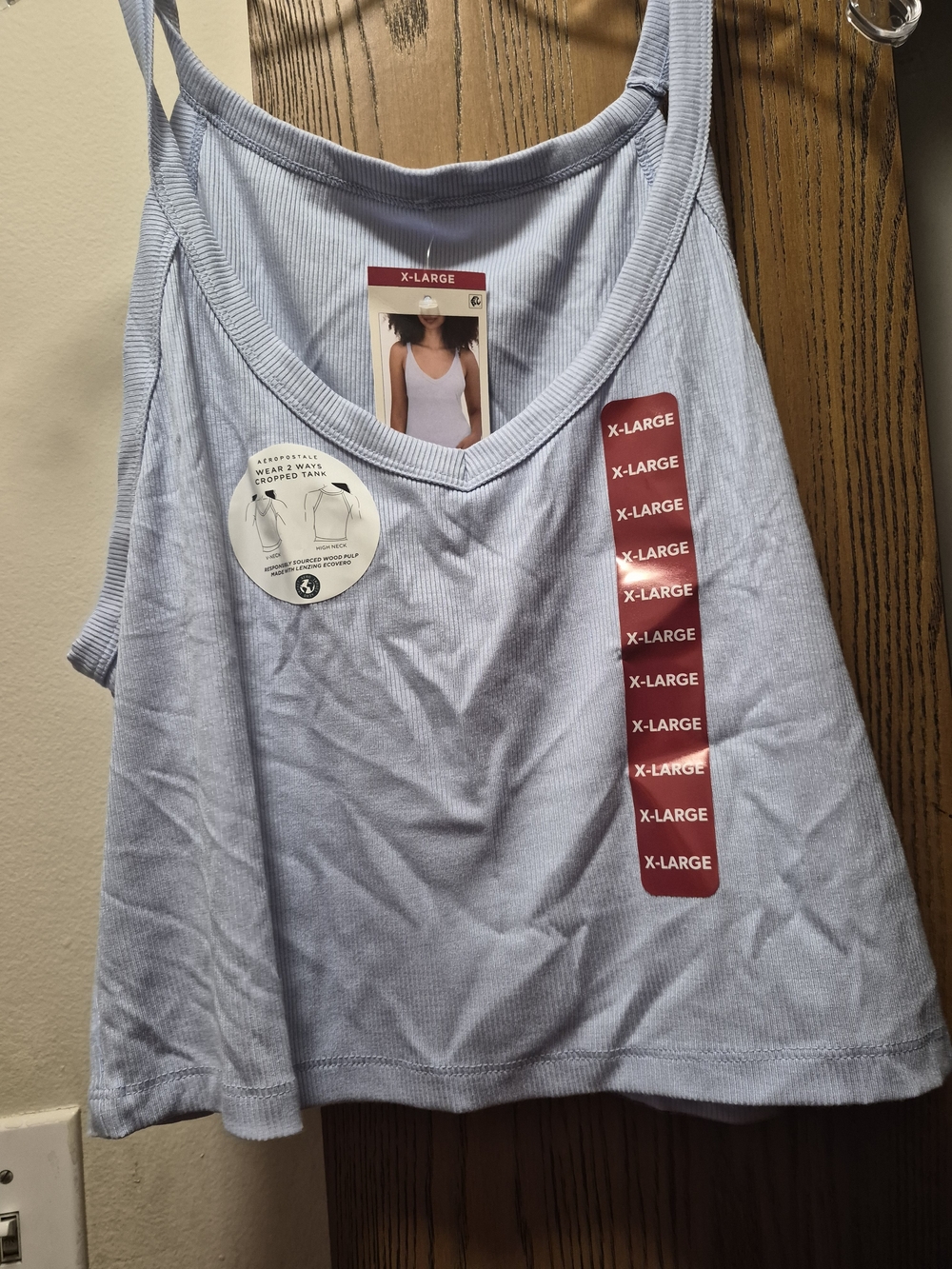 Aeropostale Ribbed Crop Tank Top - Picture 12 of 13